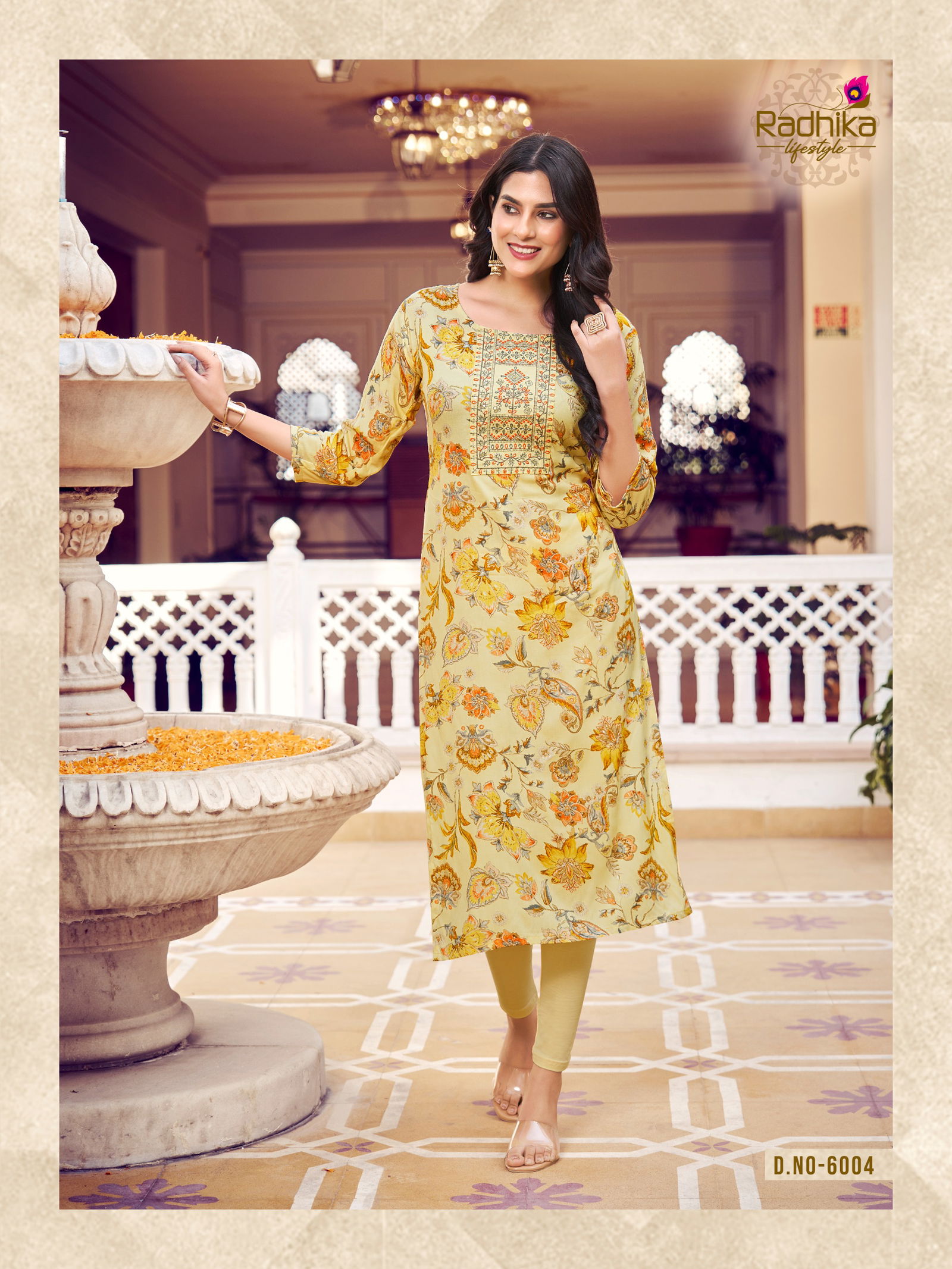 Pahel Vol 6 By Radhika Liva Rayon Printed Kurtis Catalog
